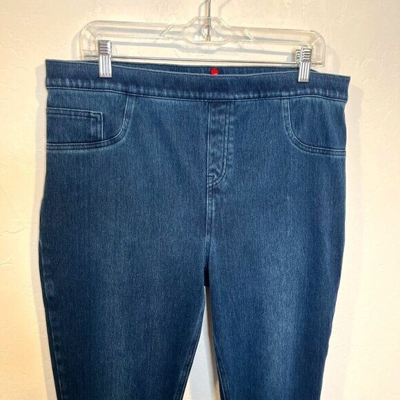Spanx Jean-Is Ankle Legging Pull On jegging jeans size 1X stretchy pockets - Picture 4 of 9